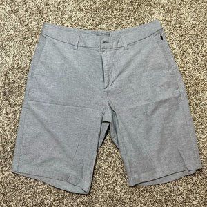 Lululemon Blue/Gray Commission Casual Shorts, Size Medium (Waist 34)